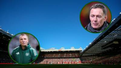 ‘Downgrade’ – Celtic hero Chris Sutton superbly shuts down ridiculous Brendan Rodgers & Man United theory