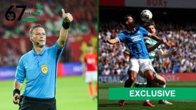 Former FIFA referee delivers verdict on Rangers striker Bojan Miovski’s Celtic penalty claim
