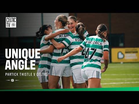 Unique Angle: Partick Thistle v Celtic | Celts romp to seven goal victory (01/09/25)