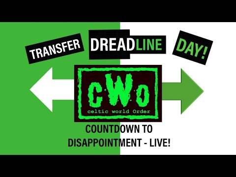 TRANSFER DREADLINE DAY / COUNTDOWN TO DISAPPOINTMENT &ndash; LIVE!