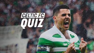 Celtic FC Quiz: Celtic Legends v Manchester United Legends