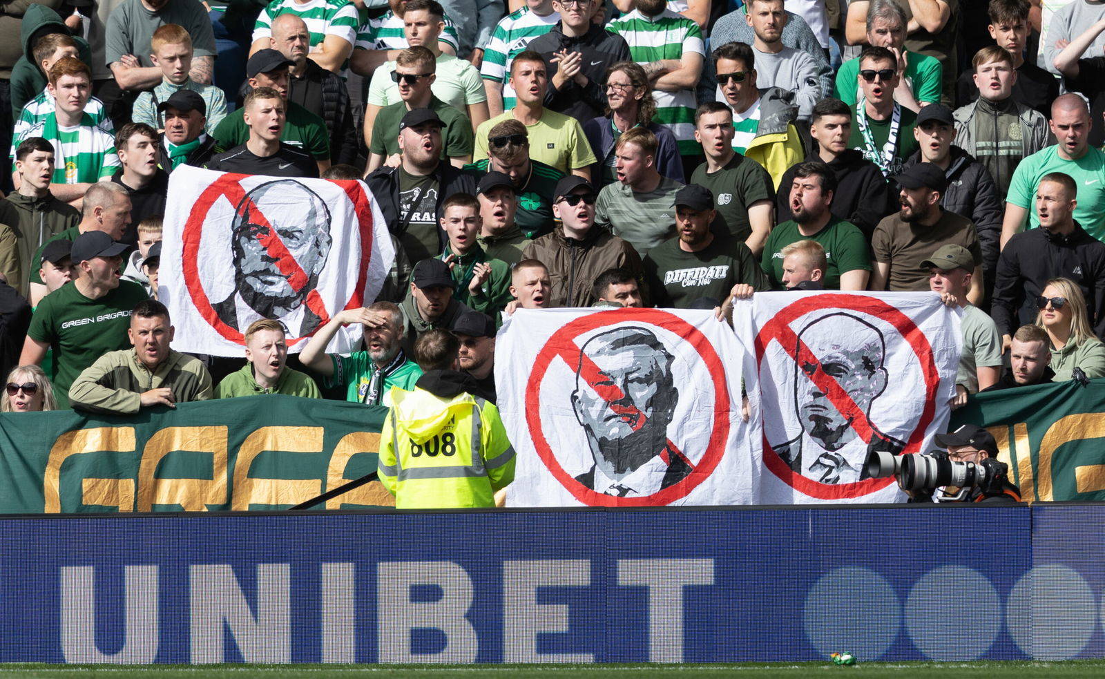 ‘SACK THE BOARD’ ‘stop hiding’ ‘sack the lot of them’ Celtic fans go all in on Lawwell & Nicholson