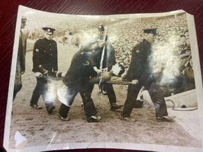 The last photograph taken of John Thomson, Celtic’s Prince of Goalkeepers