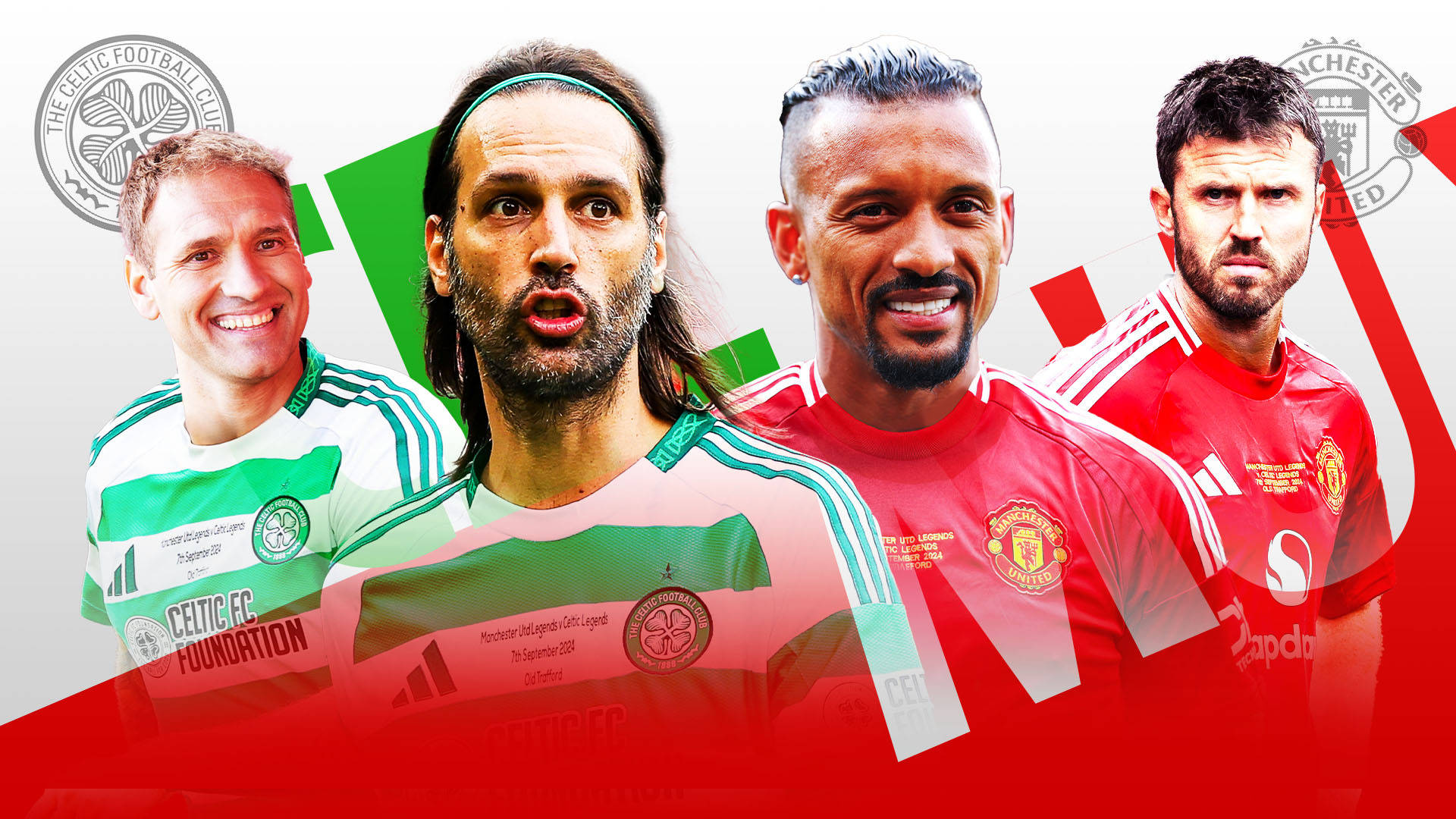 Celtic vs Man Utd legends LIVE SCORE: Latest updates from star-studded charity match as two European giants face off