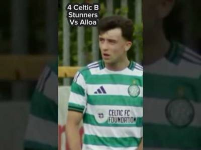 All CELTIC B goals vs Alloa as young hoops hit the net 4 times