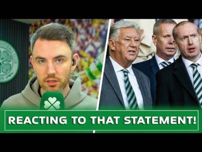 Tone-Deaf & Disingenuous | Reaction to Celtic’s Statement