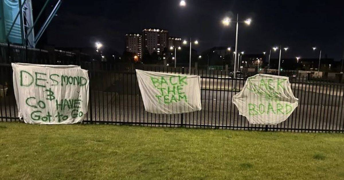Celtic sack the board protestors return with ‘dangerous rhetoric’ claim Neil Lennon condemned