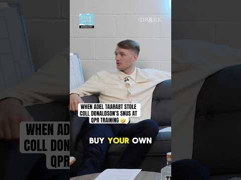 ? ADEL TAARABT STOLE MY SNUS AT QPR TRAINING #football #qpr #funny