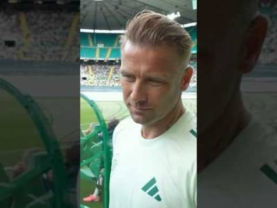 Arthur Boruc & Stefan Johansen pitch-side interviews at Legends game
