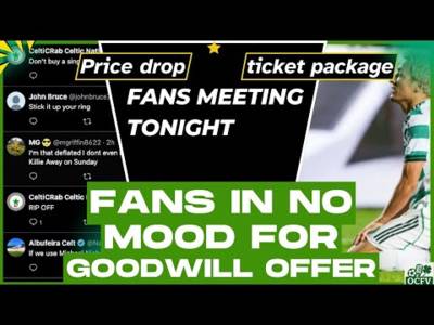 Celtic OFFER fans ticket PACKAGE Discount