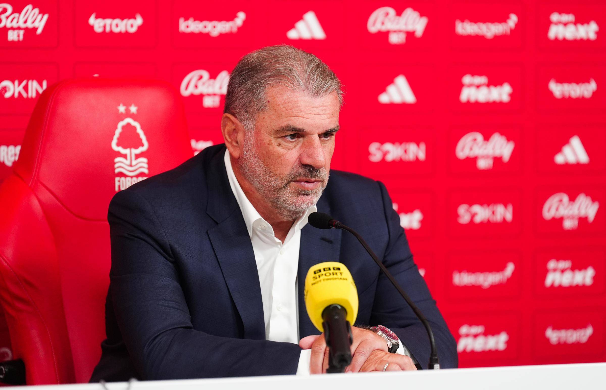 Ange Postecoglou in Celtic trophies quip in first Nottingham Forest presser