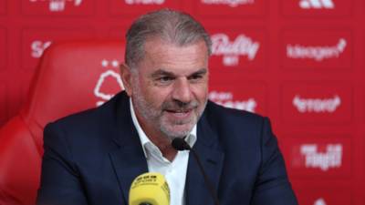 Ange Postecoglou makes Celtic claim at Nottingham Forest unveiling