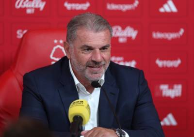Ange Postecoglou sees off reporter with brilliant Celtic answer at Nottingham Forest unveiling