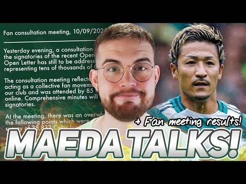 Celtic set to open contract talks with Daizen Maeda! | Fan consulatation meeting results & findings.