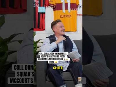 🤣 INVERNESS SQUAD’S REACTION TO PADDY MCCOURT 💩🚌 STORY ON GAFFER JOHN ROBERTSON #football #funny