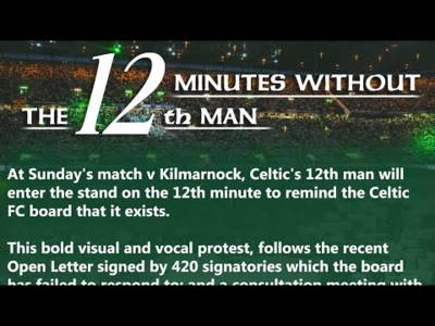 Time for the Celtic board to take the fans Serious!