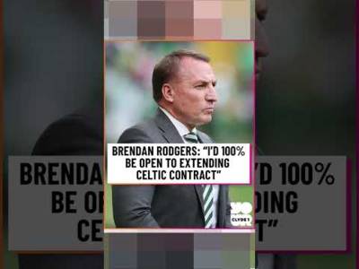 Brendan Rodgers: I’d ‘100 per cent’ be open to extending Celtic contract