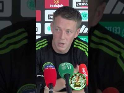 Calum McGregor press conference Kilmarnock / Celtic