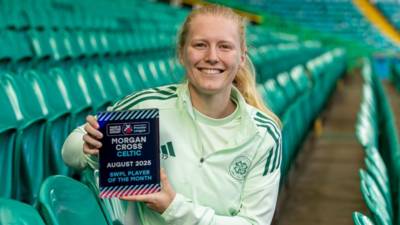 Morgan Cross nets SWPL Player of the Month for August