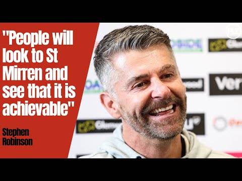 ? Stephen Robinson reacts to being branded BENCHMARK for Falkirk I Full Press Conference