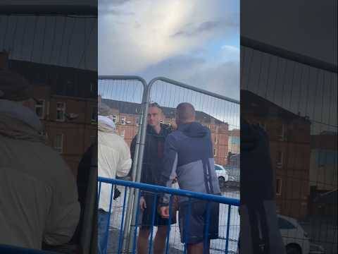 Angry Bear Confronts Rangers Player After Hearts Defeat? #rangersfc #heartsfc #TheloAasgaard