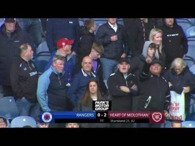 TOXIC IBROX BOOOOO Rangers 0-2 Hearts Full Time Scenes
