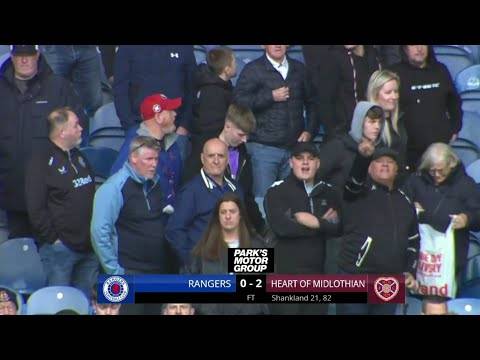 TOXIC IBROX BOOOOO Rangers 0-2 Hearts Full Time Scenes