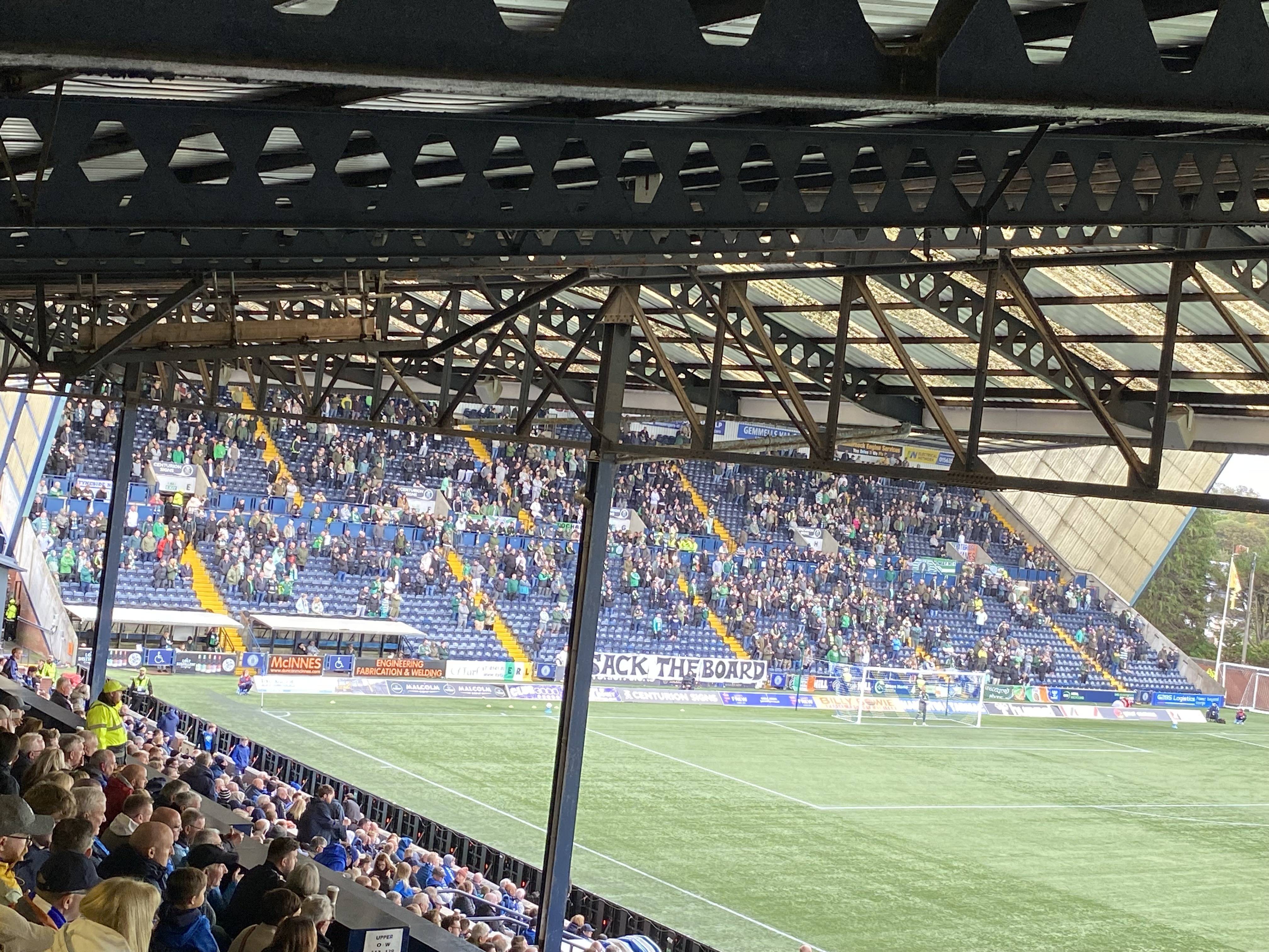 Watch as Celtic fans make good on board claim as raging punters tell Dermot Desmond & Co how they truly feel