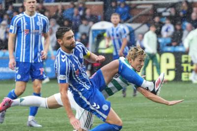 Kilmarnock defender left ‘speechless’ by controversial Celtic penalty call