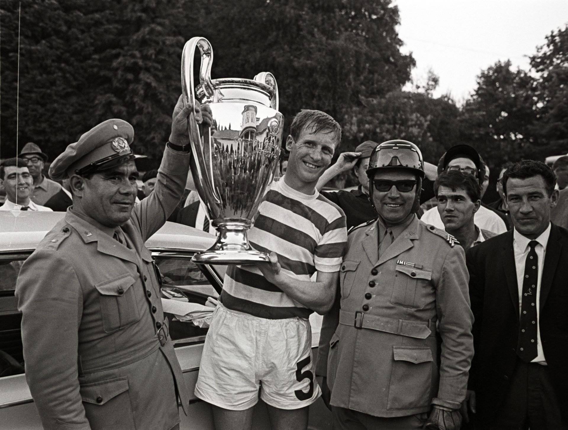 Footy Headlines leak Celtic logo celebrating the 60th Anniversary of the European Cup