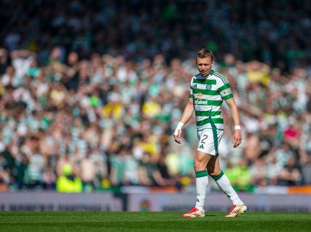 Injured Celtic star pictured at Newcastle’s Champions League clash