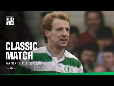Classic Match: Partick Thistle 0-3 Celtic (13/03/1988) | 1988 Cup semi spot sealed