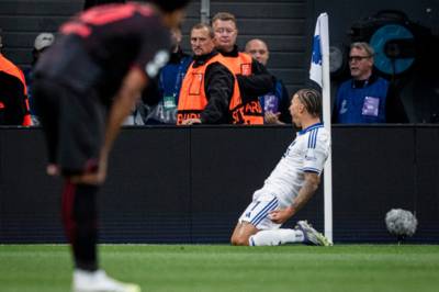 Jordan Larsson follows in the footsteps of Celtic legend and father Henrik Larsson 24 years to the day