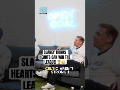 SLANEY THINKS HEARTS CAN WIN THE SCOTTISH PREMIERSHIP OVER CELTIC & RANGERS #football #podcast #spfl