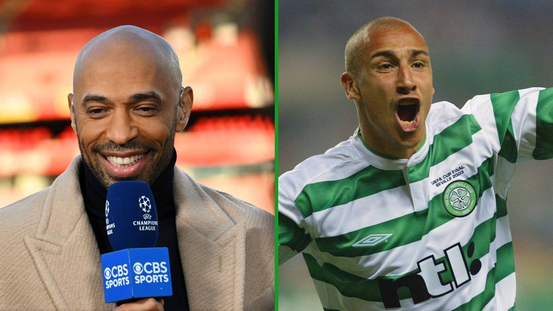 Thierry Henry shows Henrik Larsson love as Celtic legend given Champions League shout-out