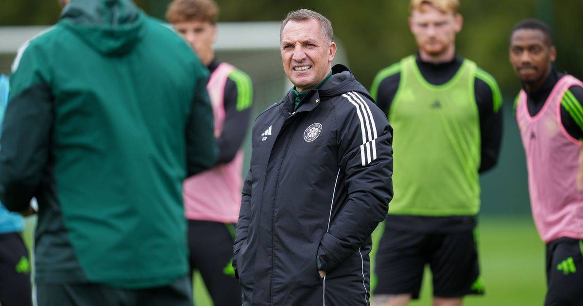 Brendan Rodgers laughs off Celtic narrative as he holds hands up over Michel Ange Balikwisha