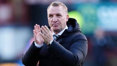 Brendan Rodgers notes Tierney’s psychological boost, explains lack of Celtic rotation
