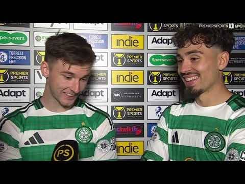 Kieran Tierney & Sebastian Tounetki Reaction As Celtic Defeat Partick Thistle 4-0