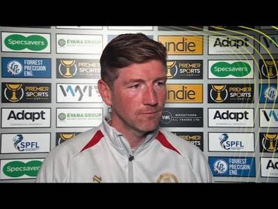Partick Thistle head coach Mark Wilson reflects on defeat to Celtic