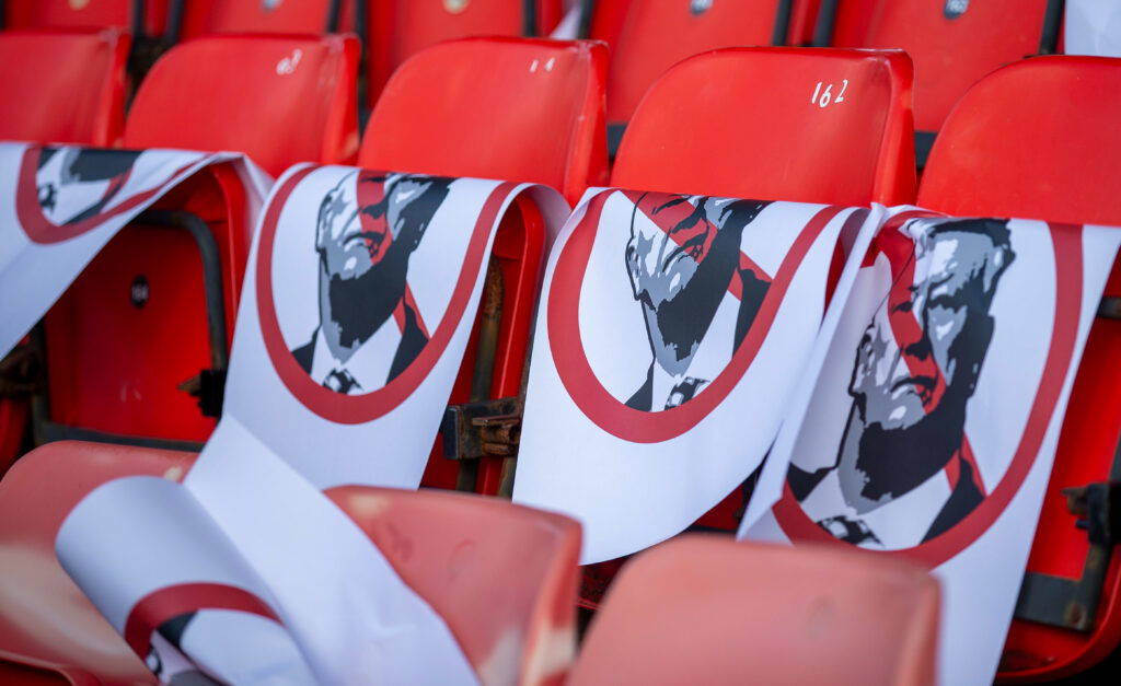 Pictures: Firhill Protest Unveiled by Celtic Fan Collective