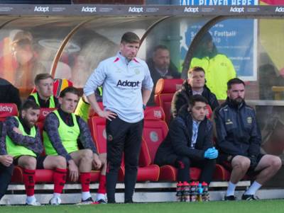 ‘Tinge of fear’ from Thistle, but Wilson hopes they learn from Celtic defeat