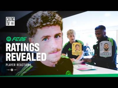 Celtic Squad React to their FC 26 Ratings 🎮 | ft. Luke McCowan | “I’m so nervous!” 😬