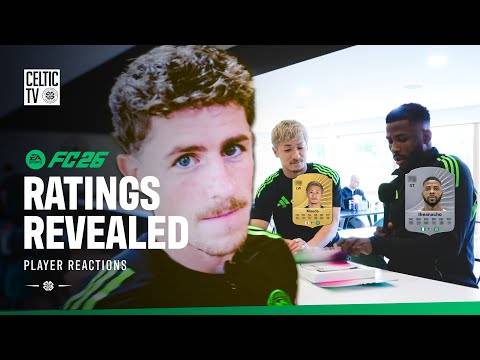 Celtic Squad React to their FC 26 Ratings? | ft. Luke McCowan | “I’m so nervous!”?