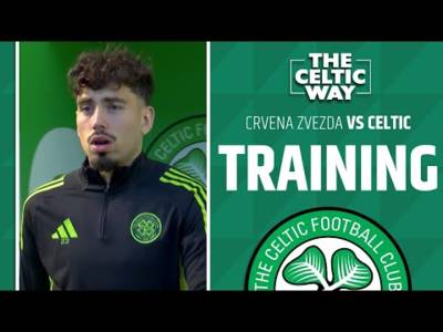 WATCH Celtic train, ahead of their Europa League opener vs Crvena zvezda in Belgrade