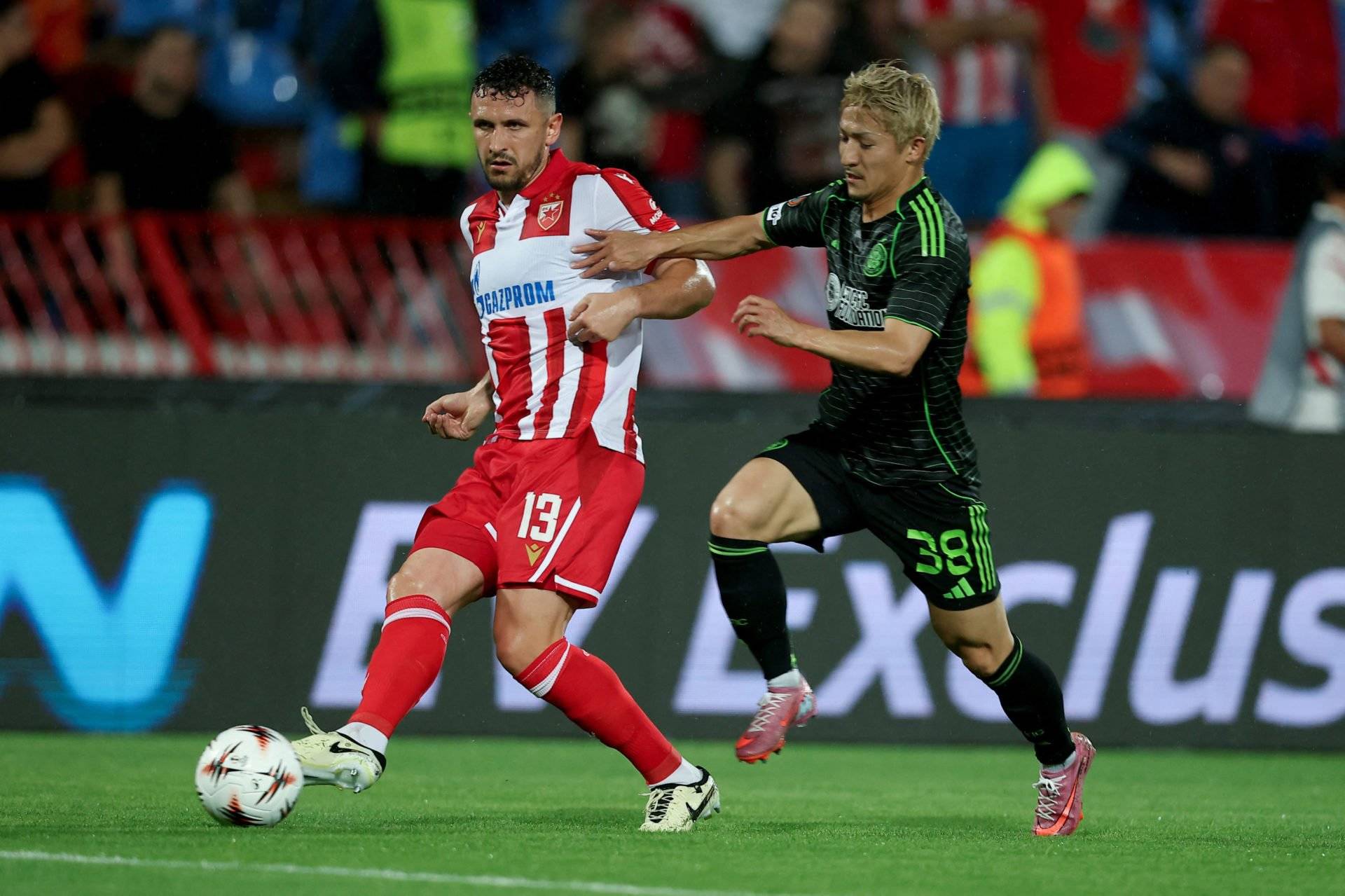 Chris Sutton’s brutally honest reaction as Daizen Maeda is subbed at half-time for Celtic in Belgrade