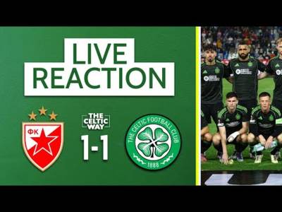 Crvena Zvezda 1-1 Celtic: LIVE FT Reaction as Bhoys open Europa League with valuable point
