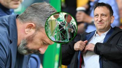 Derek McInnes and Tony Bloom sent a firm reality check about Hearts challenging Celtic