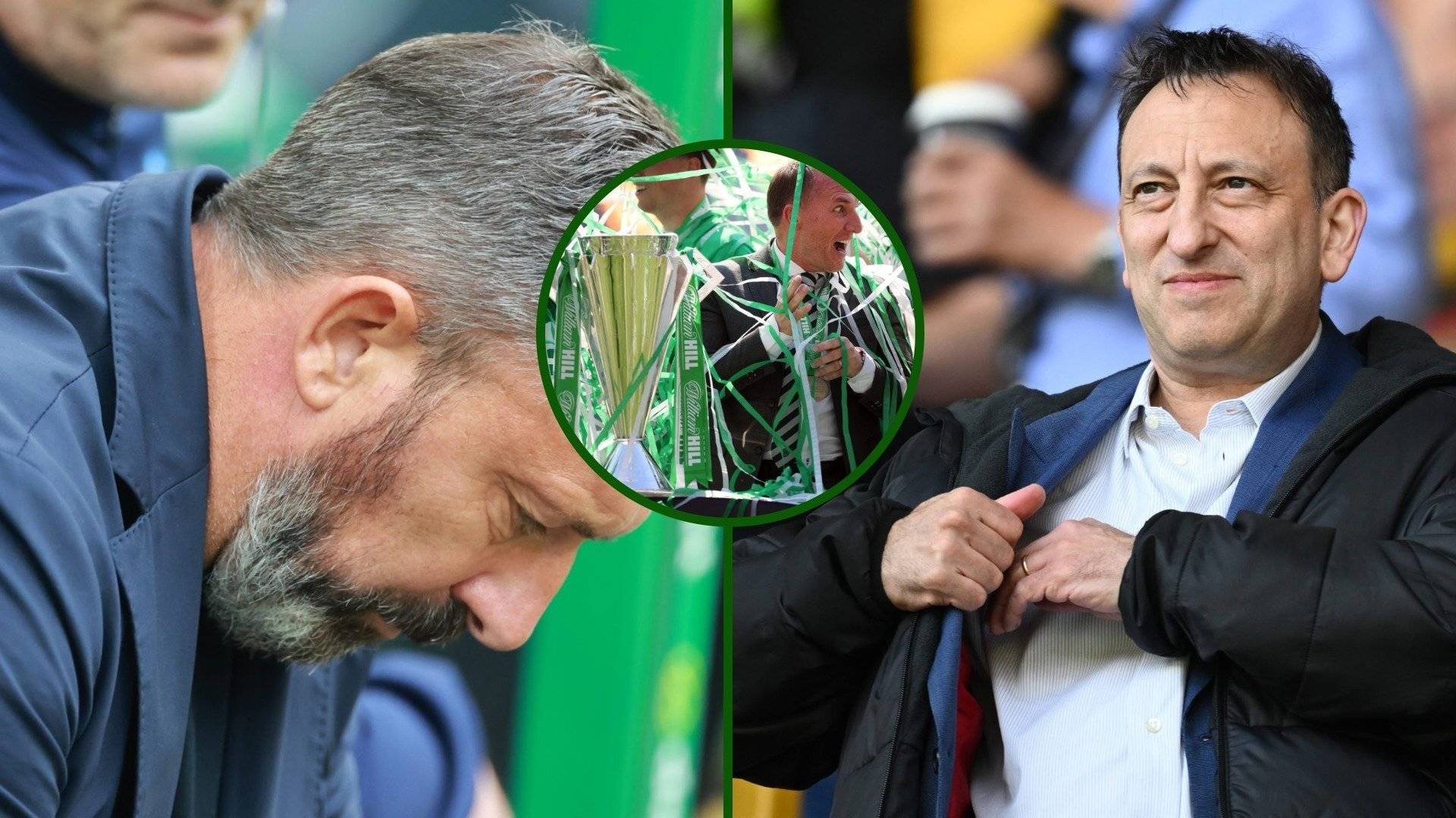 Derek McInnes and Tony Bloom sent a firm reality check about Hearts challenging Celtic