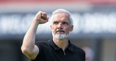 Jim Goodwin hails Dundee United’s Premiership best and reveals empathy for Jimmy Thelin