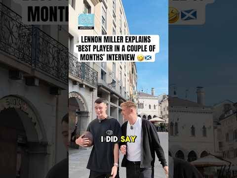 🤣🏴󠁧󠁢󠁳󠁣󠁴󠁿 LENNON MILLER EXPLAINS ‘BEST PLAYER AT SCOTLAND’ INTERVIEW TO SLANEY #football #scotland